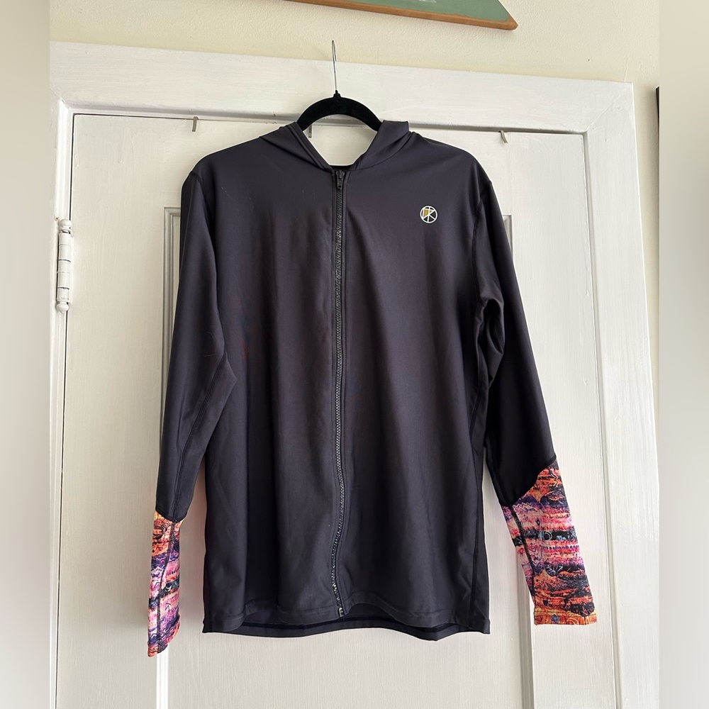 KASSIA +SURF OF EARTH FRONT ZIP OVERSIZED HOODIE UV50 size ML